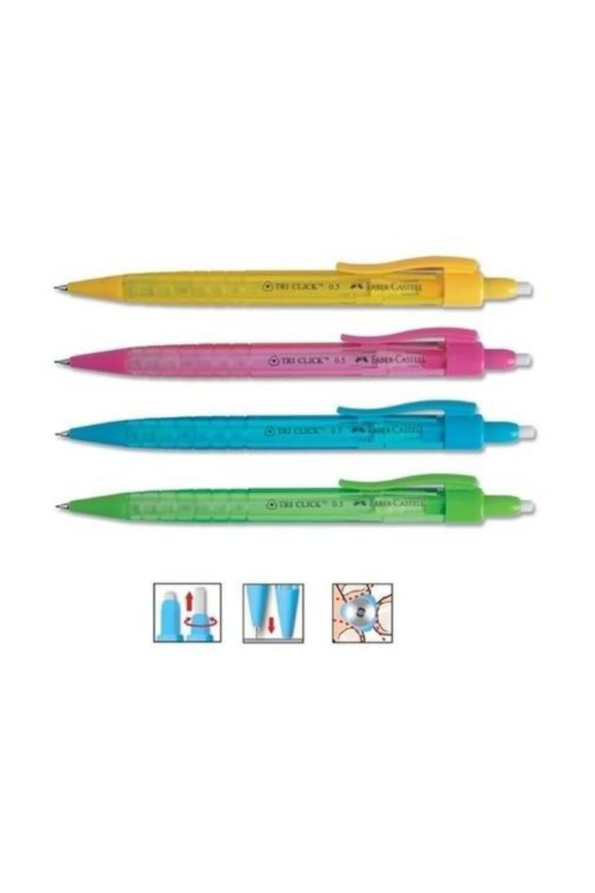 Faber%20Tri%20Click%20Versatil%20Kalem%2007mm%20136310%20/%201%20Kutu%2010%20Adet%20Kalem