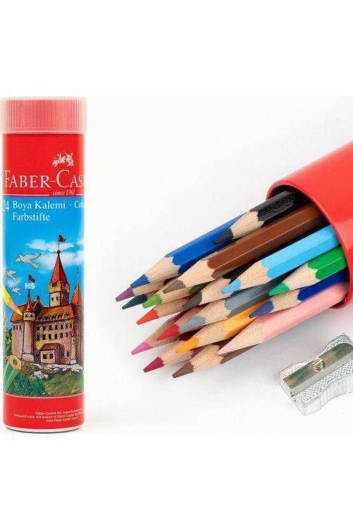 Fabercastell Kuru Boya 24 Renk Metal Tüpte