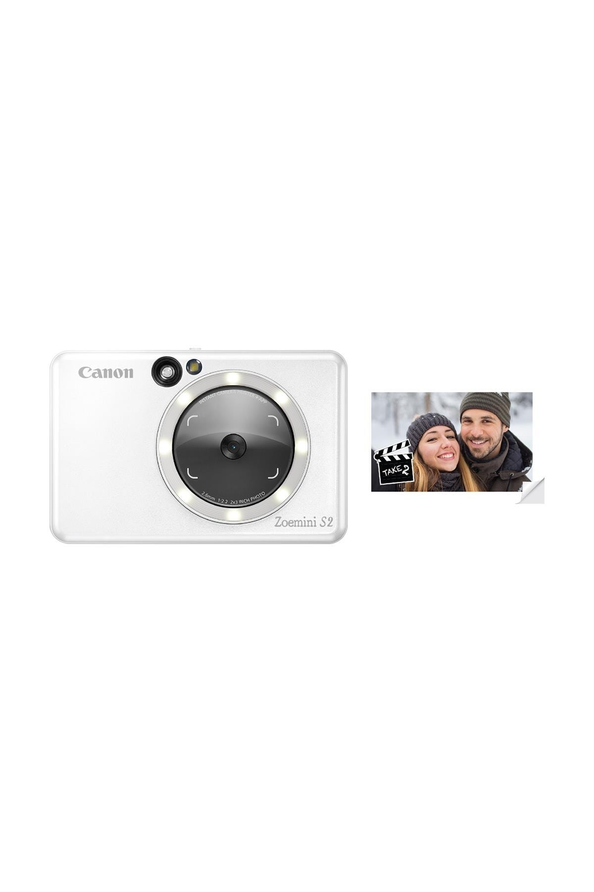 Zoemini S2 Beyaz Şipşak Fotoğraf Makinesi ( Eurasia Garantili)
