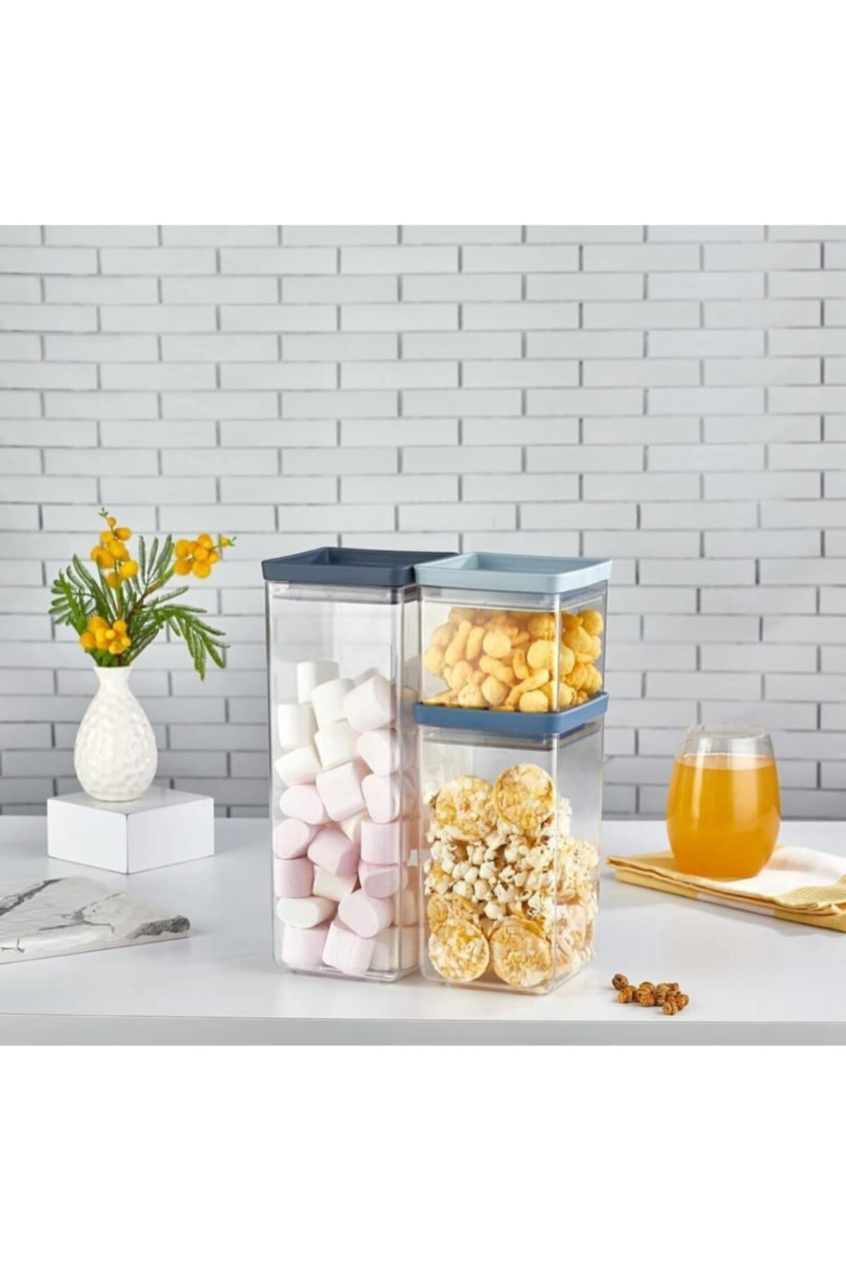 Organizers Platın Serisi Saklama Kabı 3lü Set