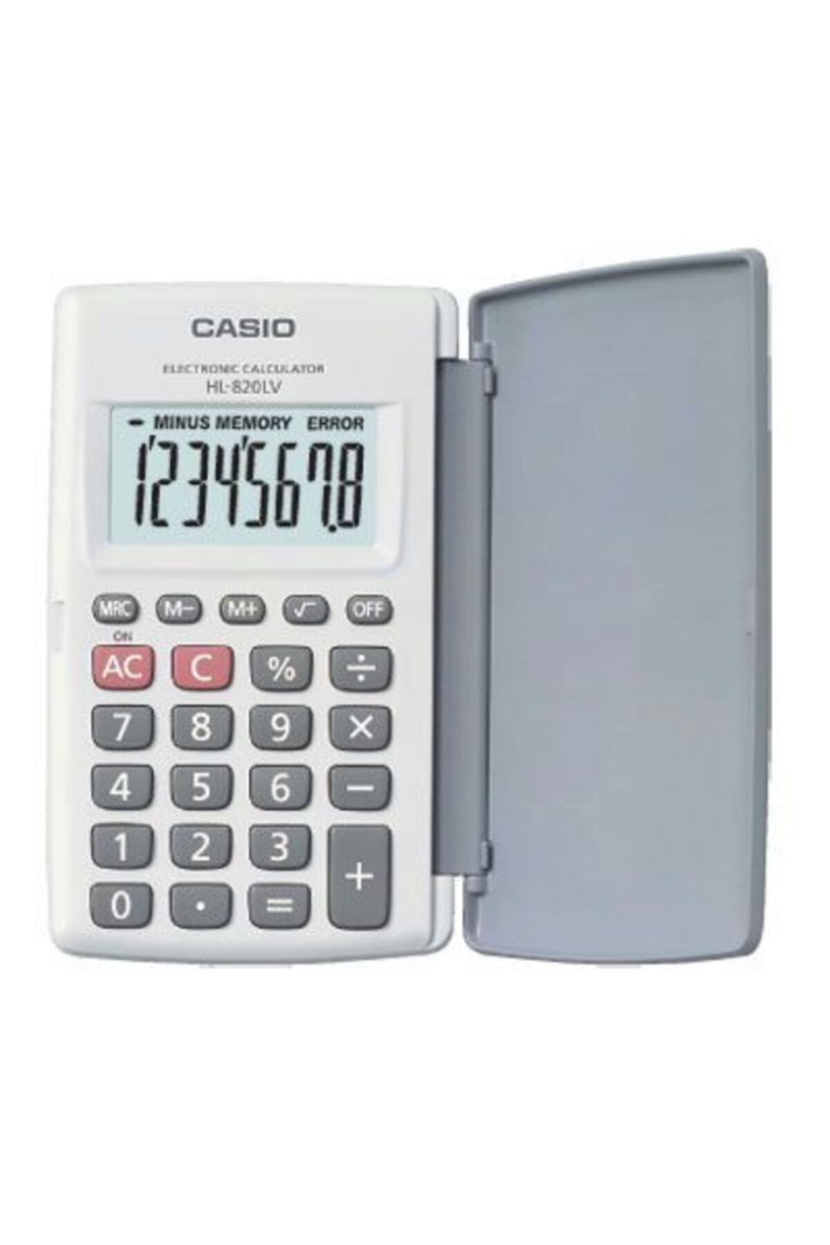Hl-820lv-we 8 Hane Beyaz Cep Tipi Hesap Makinesi
