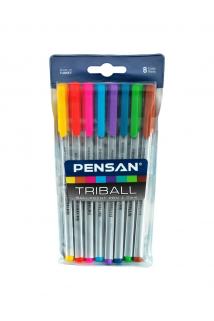 Triball 1.0 Tükenmez Kalem 8'li